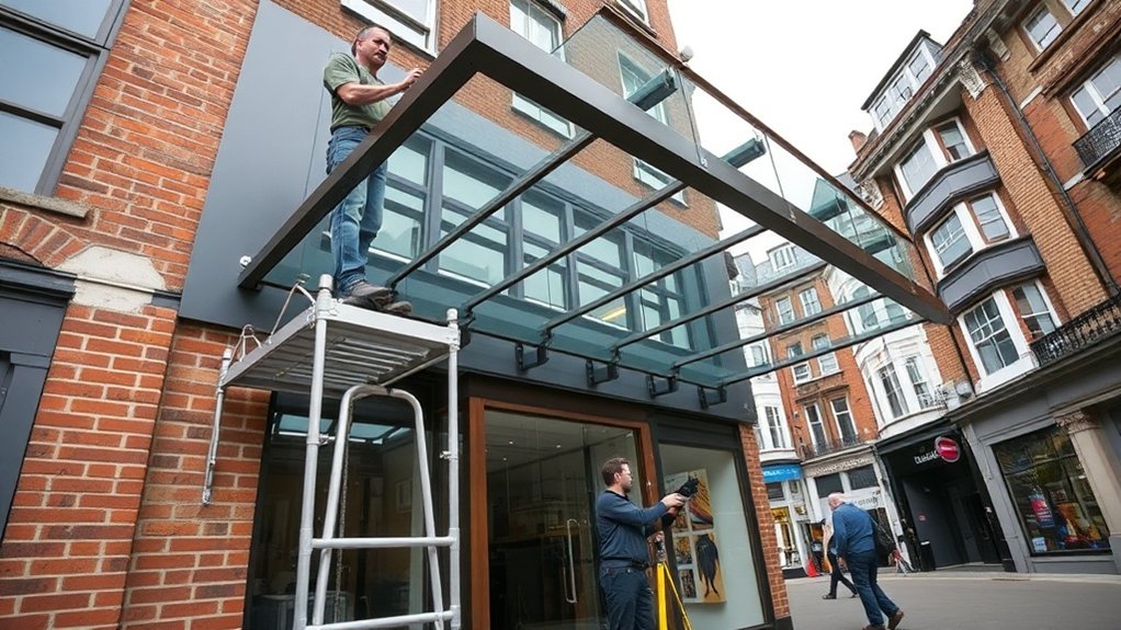 Shopfront Canopy Shepherd's Bush